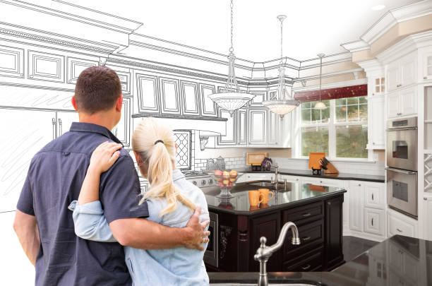 Professional Cabinet Refacing technician working in Ambler, PA